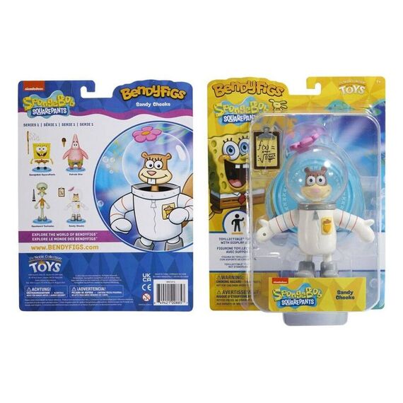 SpongeBob SquarePants Bendyfigs Bendable Figure Sandy Cheeks 16 cm / Fan Shop and Merchandise - Various - Various - Techbox