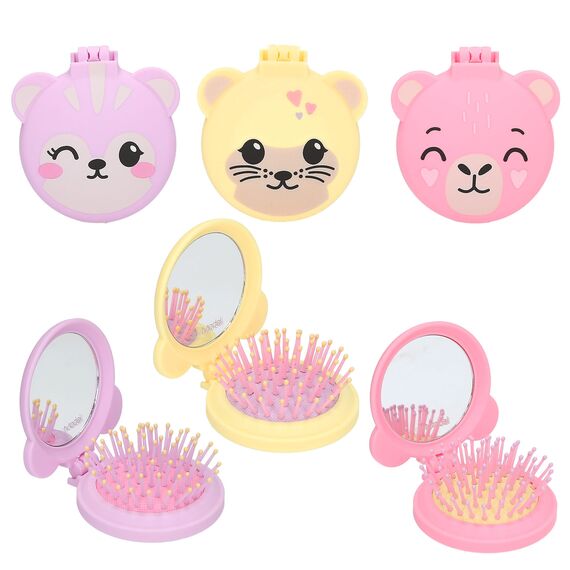 Topmodel - Folding Hairbrush with Mirror / Toys