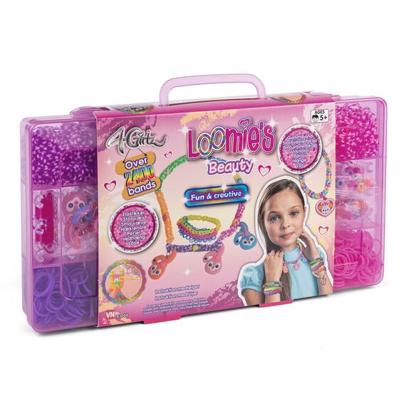 4-Girlz - Loomies Beauty Set - 2400+ Loom Bands (63004) / Toys