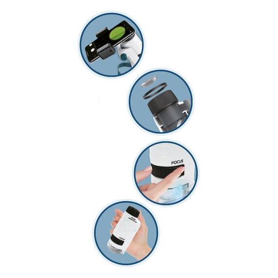4-Kids - 3-in-1 LED Microscope (43603) / Toys