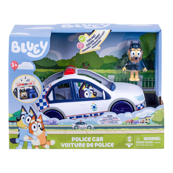 BLUEY - Police Car with Lights and Sound(90451) / Toys