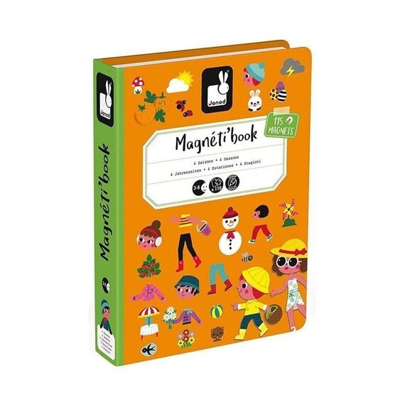 Janod - Magneti'Book - 4 Seasons - 115 magnets (LKJ2721) / Toys