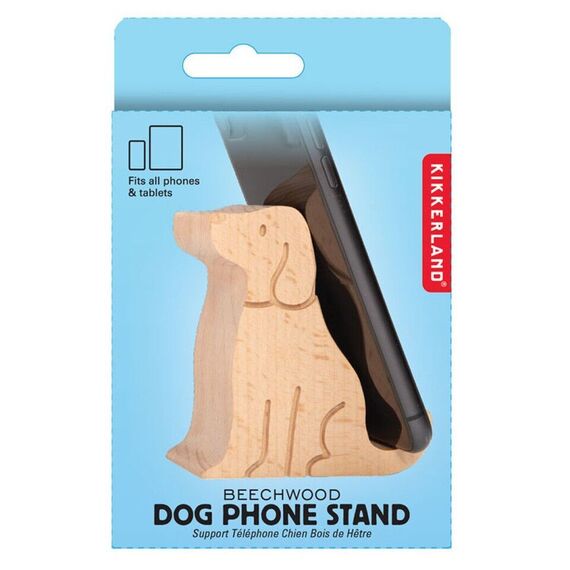 Kikkerland - Dog Phone Stand - 3.25 x 3.5 x 1.5 inches / Electronics