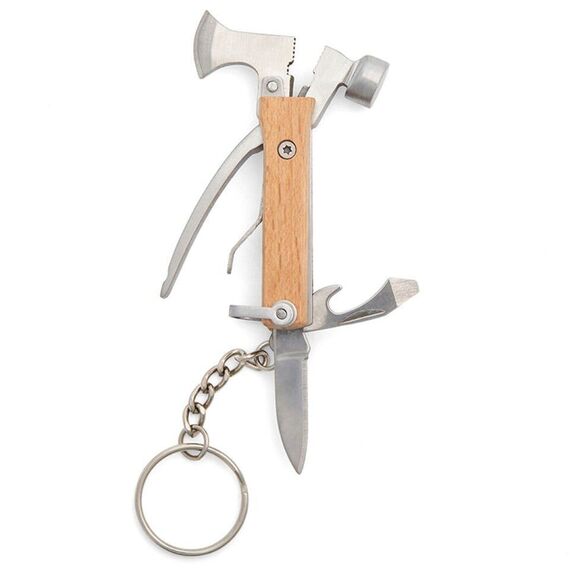 Kikkerland - Mini Axe Tool - Wooden - 1.5 x 3.25 x 0.5 inches / Sport and Outdoor