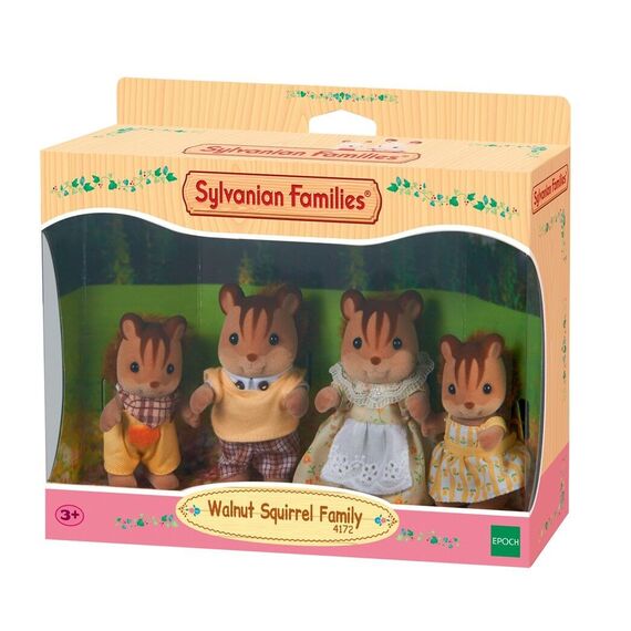 Sylvanian Families - Walnut Squirrel Family (4172) / Toys