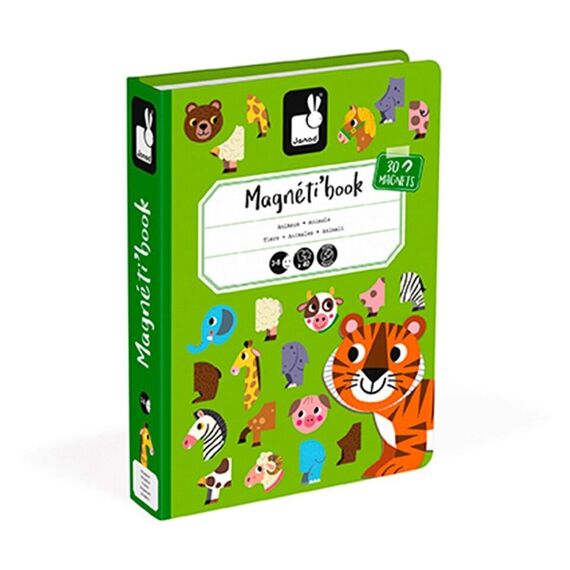 Janod - Magneti'Book - Animals - 30 magnets (LKJ2723) / Toys
