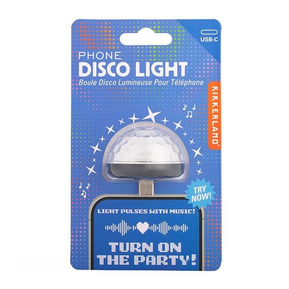 Kikkerland - Type C Phone Disco Light (US248) / Toys