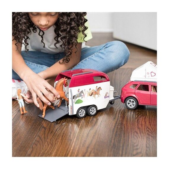 Schleich - Horse  Club - Horse Adventures with Car and Trailer (42535) / Toys