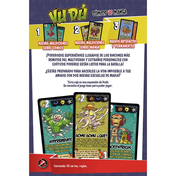 Spanish Vudu Comics vs Manga expansion