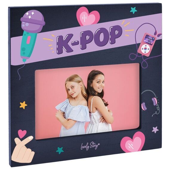 K-Pop Dark Blue photo frames