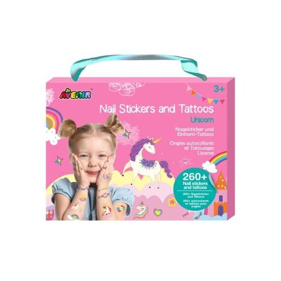 Avenir - Nail Stickers and Tattoos - Unicorns (58NA218205) / Toys
