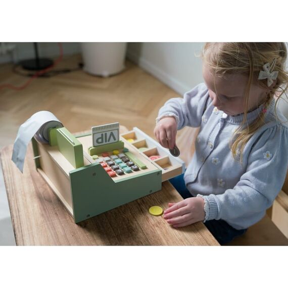 Dantoy - Wooden Cash register set (4770) / Toys