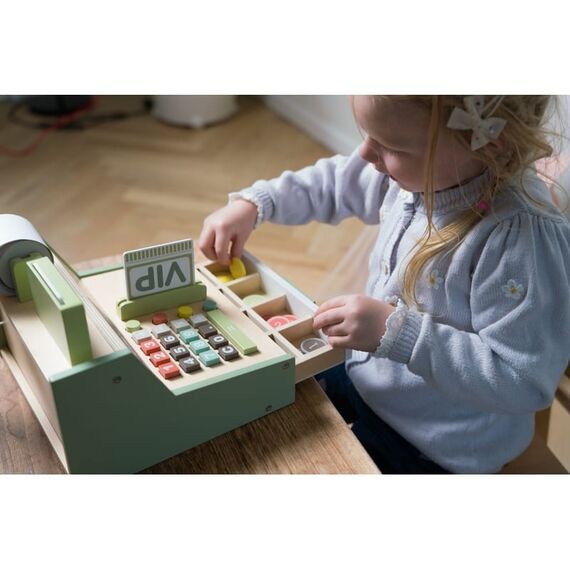 Dantoy - Wooden Cash register set (4770) / Toys