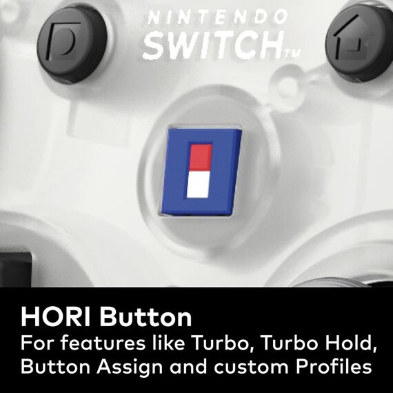 HORI - Wireless Horipad Turbo - Nintendo Switch 2 - Frost White / Nintendo Switch 2 - Nintendo Switch 2 Accessories - Accessories for Consoles - Techbox