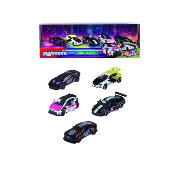 Majorette - Neon Racer 5 Pieces Giftpack (8504105004) / Toys
