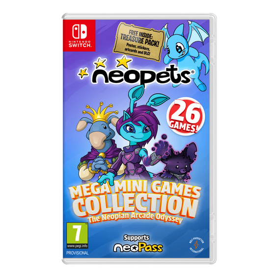 Neopets: Mega Mini Games Collection - The Neopian Arcade Odyssey  (Day 1 Edition) / Nintendo Switch | Techbox