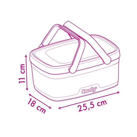 Smoby - DP 2in1 Picnic Basket (7600312515) / Toys
