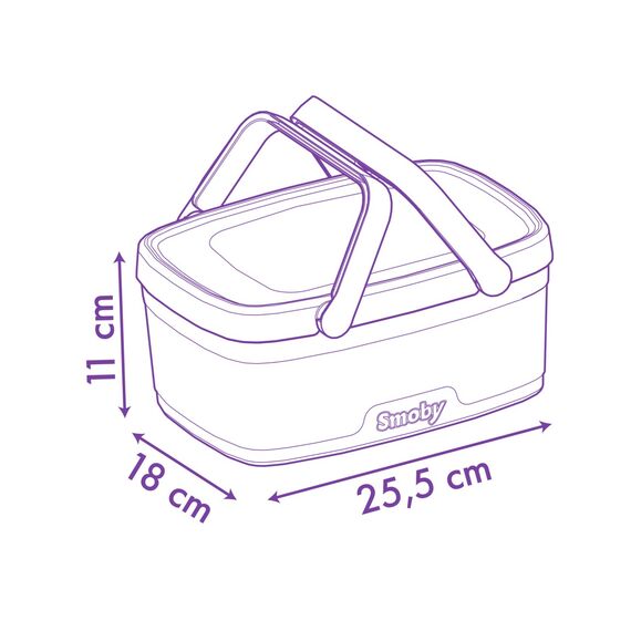 Smoby - Stitch 2in1 Picnic Basket (7600312516) / Toys