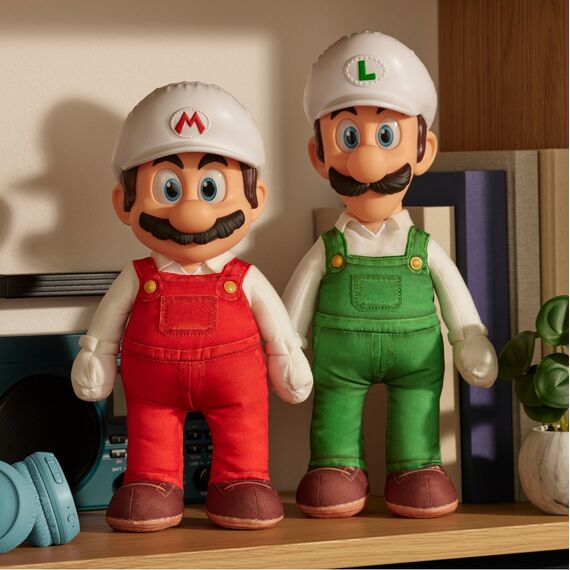 Super Mario - Movie 2, Jumbo Roto Plush - Luigi (432374) / Toys