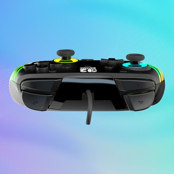 Turtle Beach - Wired Controller - Afterglow Wave (Black) / Nintendo Switch 2 | Techbox