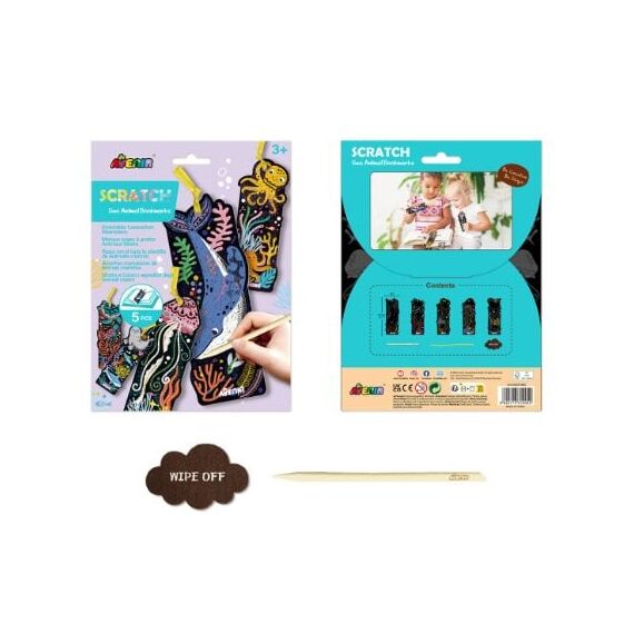 (Bundle)Avenir - Scratch Bookmarks - Sea Animal / Toys