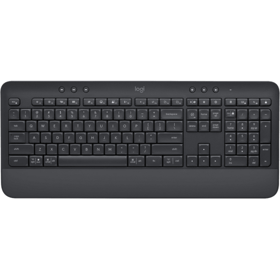 Logitech - Signature K650 Keyboard ( Nordic ) - Graphite / Computers