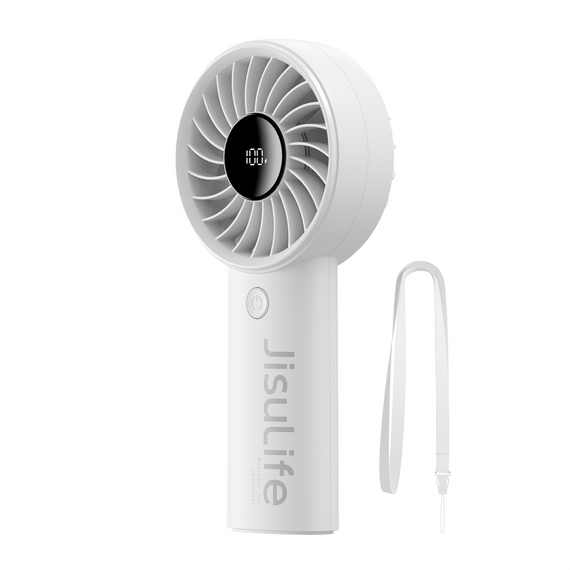 Jisulife Handheld Fan Life4 3600mAh Portable USB Fan - Gray - Fan Coolers - Cooling & Heating - Techbox