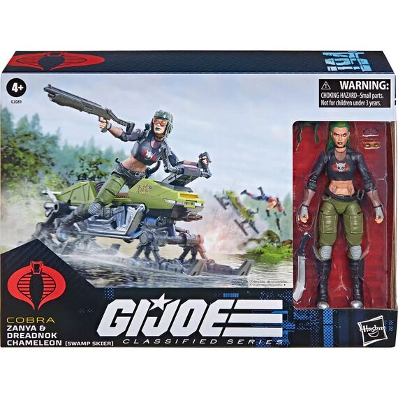 G.I. Joe Classified Series Cobra Zanya and Dreadnok Chameleon figure 15cm |  Techbox