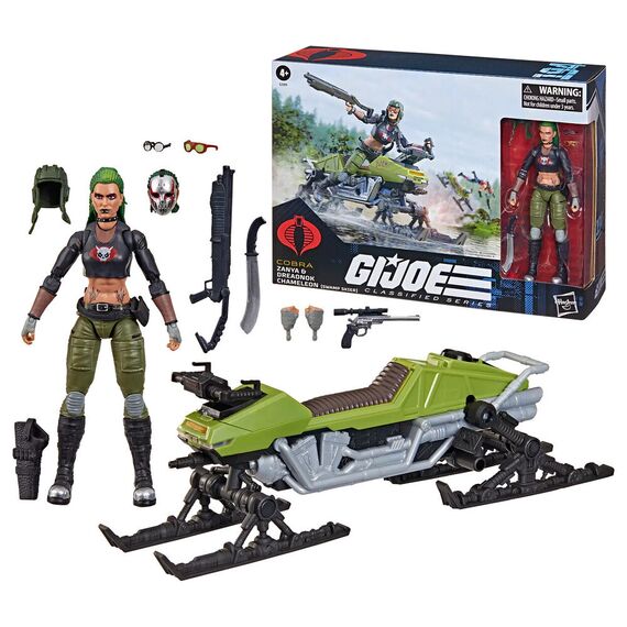G.I. Joe Classified Series Cobra Zanya and Dreadnok Chameleon figure 15cm |  Techbox