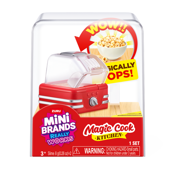 Mini Brands - Magic Cook Kitchen S1 - Popcorn Machine / Toys