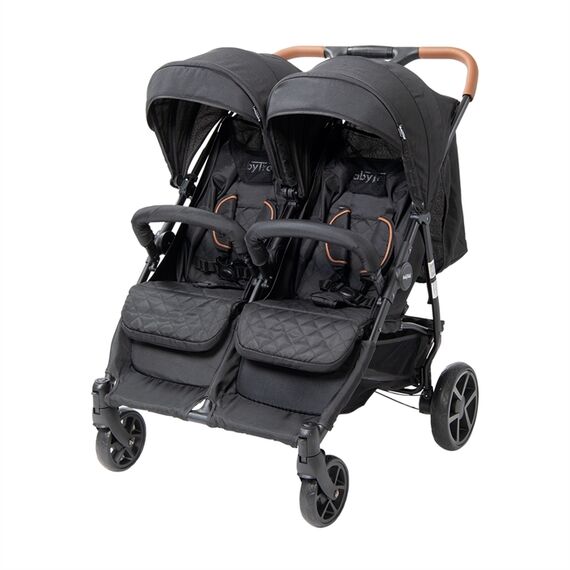 Babytrold - OS2 Twin Pushchair - Black / Baby and Children