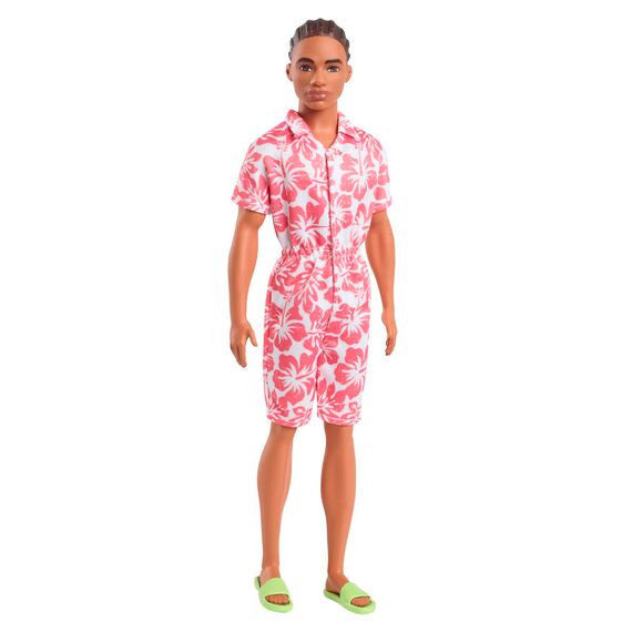 Barbie - Fashionista Ken Printed Boiler Suit (HYT99) / Toys
