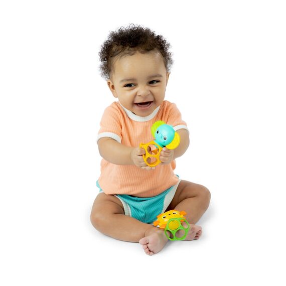 Bright Starts - OBALL - Character Oball Teether 2pk - (BS-16762) / Toys