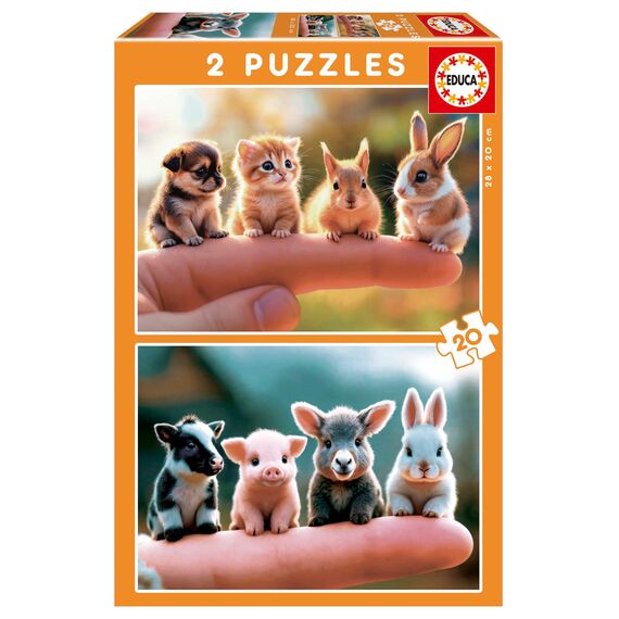 Educa - 2X20 Baby Animals (80-20221) / Toys