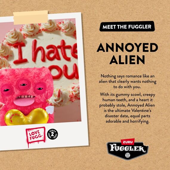 Fuggler - Love Fugg 22 cm - Annoyed Alien / Toys