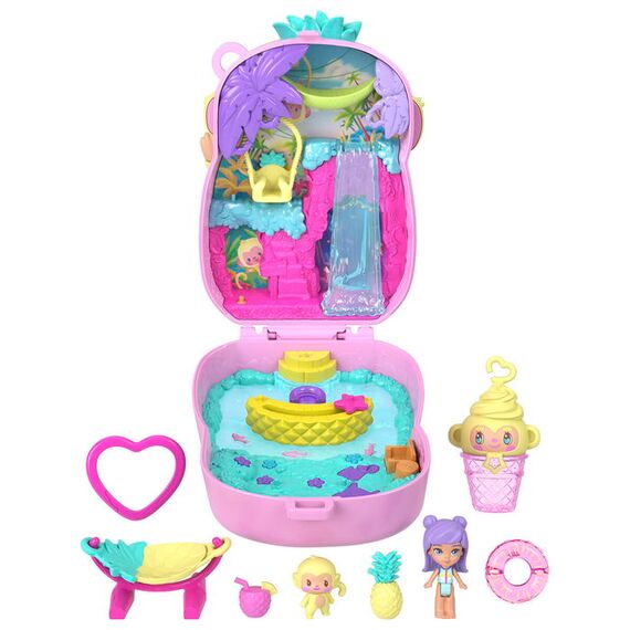 Polly Pocket - Core Compact Pineapple Monkey Colada (JKC49) / Toys