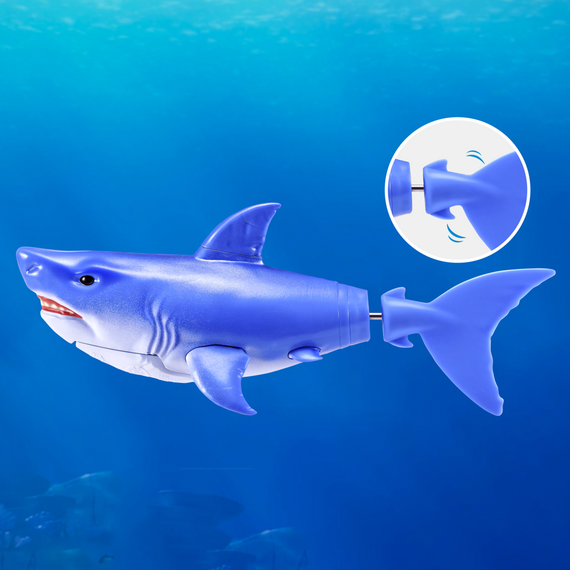 Robo Alive - Water Activated Shark - Blue / Toys