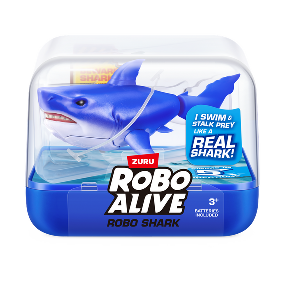 Robo Alive - Water Activated Shark - Blue / Toys