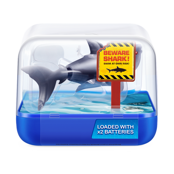 Robo Alive - Water Activated Shark - Grey / Toys