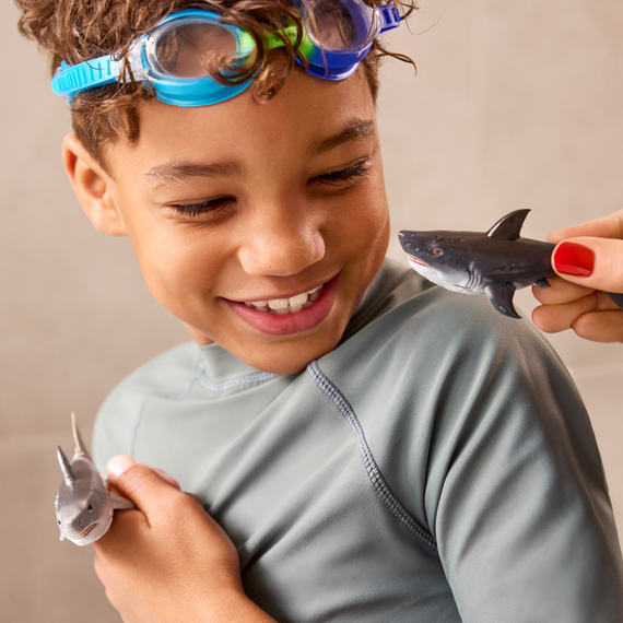 Robo Alive - Water Activated Shark - Grey / Toys