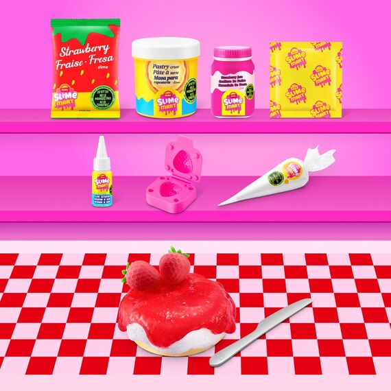 Slime Mart - Small Shopping Bag - Strawberry Cheesecake / Toys