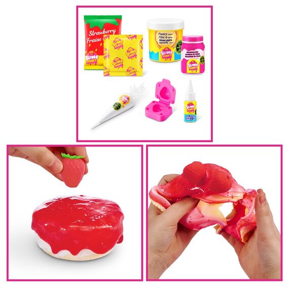 Slime Mart - Small Shopping Bag - Strawberry Cheesecake / Toys