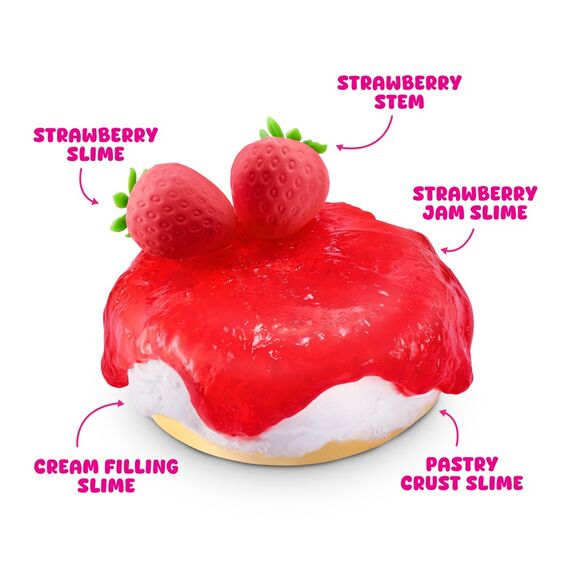 Slime Mart - Small Shopping Bag - Strawberry Cheesecake / Toys