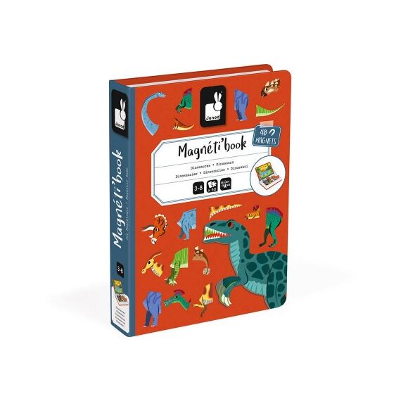 Janod - Magneti'book - Dinosaurs Magneti'book - 40 magnets (LKJ2590) / Toys