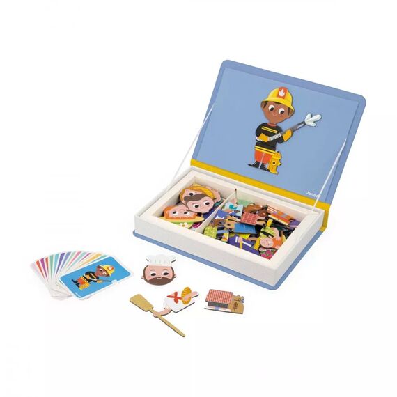 Janod - Magneti'Book - Jobs (LKJ2597) / Toys