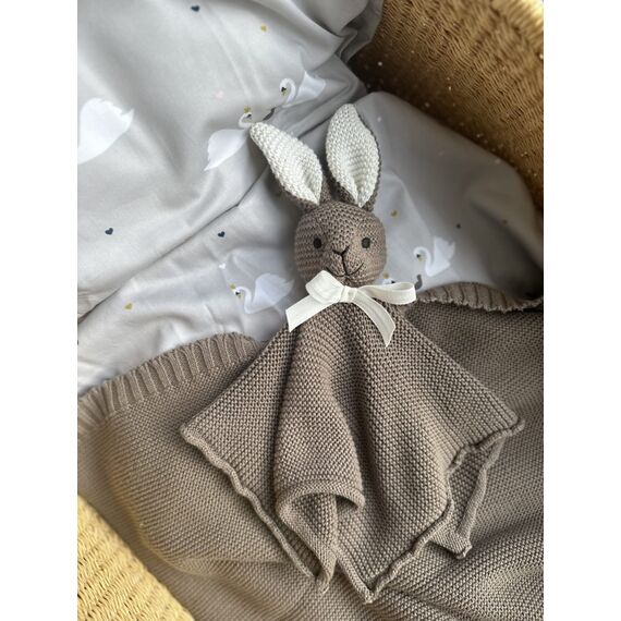 Vanilla Copenhagen - Cuddle Cloth Rabbit - Wood - 30 x 30 cm (CUDR8924) / Baby and Children