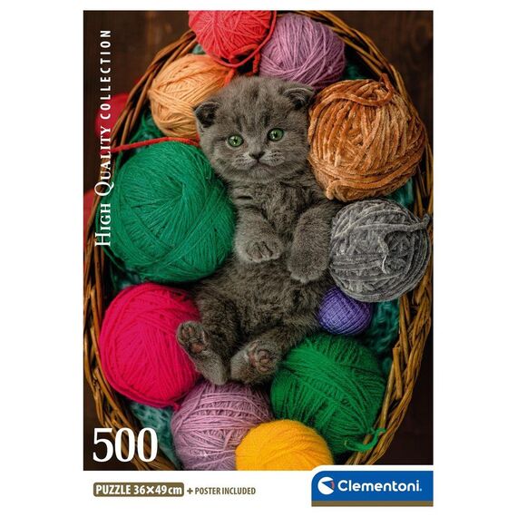 Fluffy Kitten puzzle 500pcs