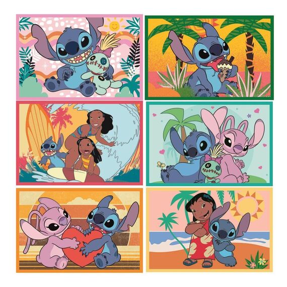 Disney Stitch puzzle 6pcs
