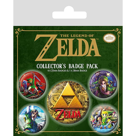 The Legend of Zelda set ok 5 badge |  Techbox