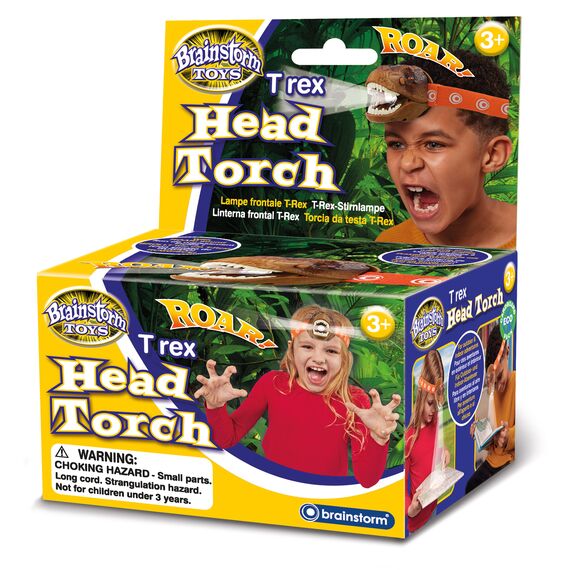 Brainstorm - T-Rex Head Torch (306-2065) / Toys